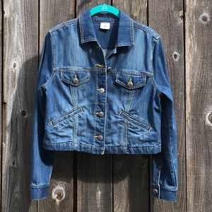 CAbi Dakota Jean Jacket size medium
